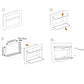 SORA by Bravios - Modern built-in white mailbox