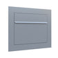 SORA by Bravios - Modern built-in gray mailbox