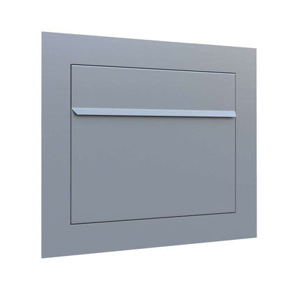 SORA by Bravios - Modern built-in gray mailbox