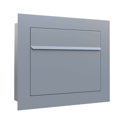 SORA by Bravios - Modern built-in gray mailbox