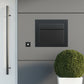 SORA by Bravios - Modern built-in anthracite mailbox