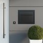 SORA by Bravios - Modern built-in stainless steel mailbox