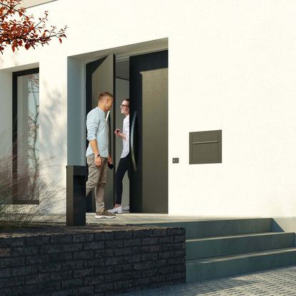 SORA by Bravios - Modern built-in white mailbox