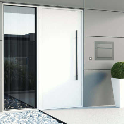SORA by Bravios - Modern built-in gray mailbox