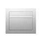 SORA by Bravios - Modern built-in stainless steel mailbox