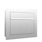 SORA by Bravios - Modern built-in stainless steel mailbox