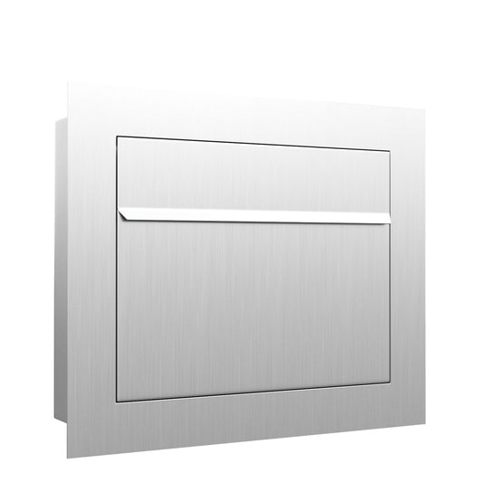 SORA by Bravios - Modern built-in stainless steel mailbox