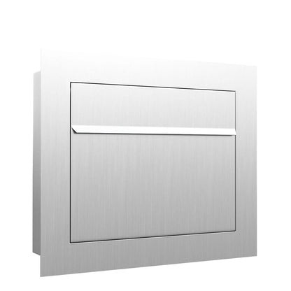 SORA by Bravios - Modern built-in stainless steel mailbox