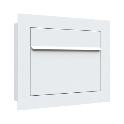 SORA by Bravios - Modern built-in white mailbox