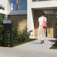 STAND ALTO by Bravios - Modern post-mounted anthracite mailbox