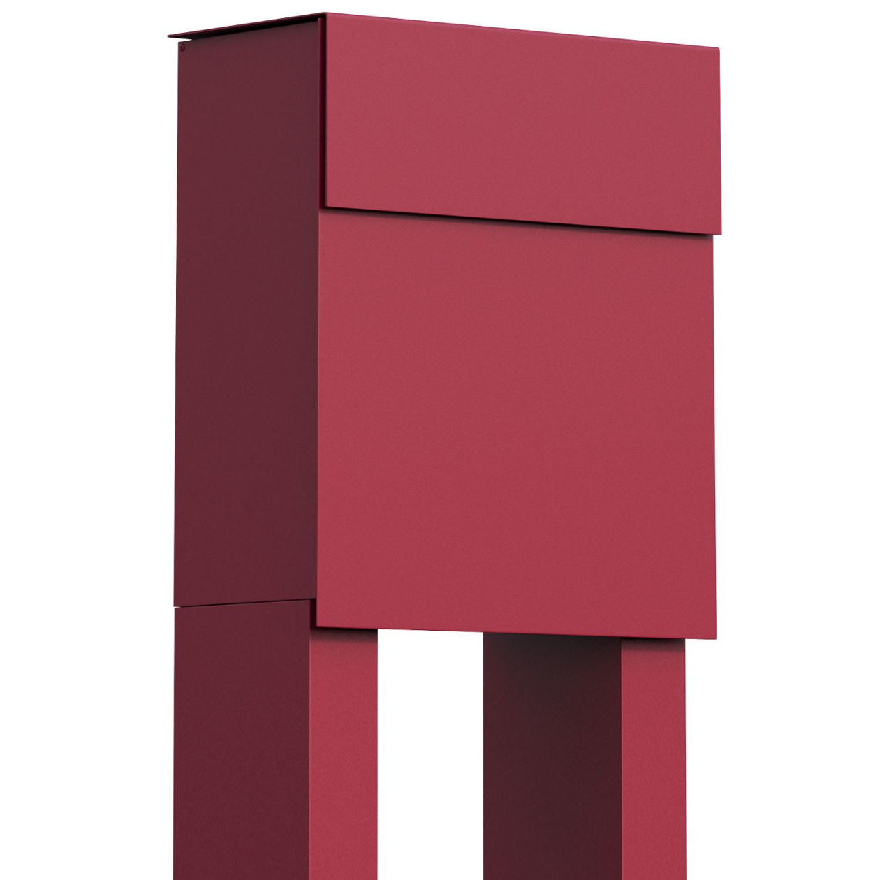 STAND ALTO by Bravios - Modern post-mounted red mailbox - On Sale