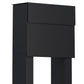 STAND MOLTO by Bravios - Modern post-mounted black mailbox