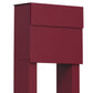 STAND MOLTO by Bravios - Modern post-mounted red mailbox