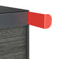 Town Square Mailbox by Bravios - Large Capacity Mailbox (Without Post) - Anthracite with Jazz Wood Panel